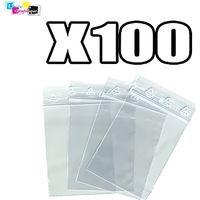 Lot 100 sachets à fermeture zip format 100x150 mm (10x15 cm) pochettes qualité alimentaire, prélèvement, aux normes européennes de