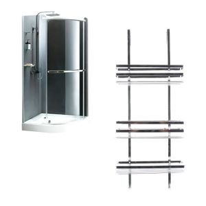 maison salle de bain 500mm une longue duree de succion rack organisateur douche rangement tasse mur panier salle de bain textiles