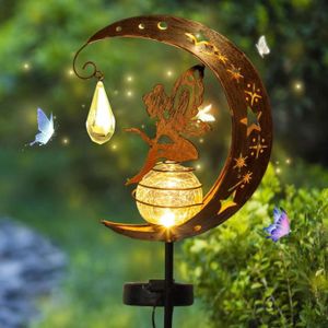 DÉCORATION LUMINEUSE Lampes Solaires Lune - Décoration De Jardin - Lamp