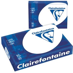 PAPIER IMPRIMANTE CLAIREFONTAINE RAMETTE CLAIRALFA BLANC A4 90G 500 