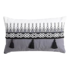 douceur dint/érieur coussin dehoussable 45x45cm velours or beleaves petrole
