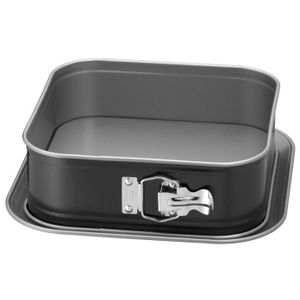Moule à Charnière Kaiser Classic 20 Cm – Revêtement Anti-adhésif, Fond Plat, Noir – Pour Gâteaux, Cheesecakes