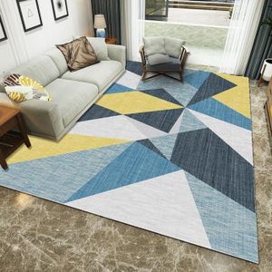 Trendy épais tapis moderne et élégant tapis "scandi" géométrique cheap tapis 