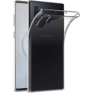 COQUE - BUMPER Coque Gel TPU Transparent pour Samsung Galaxy NOTE 10 PLUS - Protection  Silicone Souple Ultra Mince [Phonillico®]