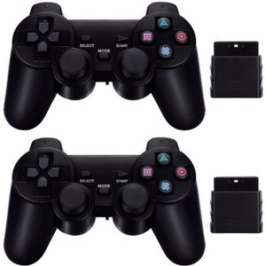 QUMOX Manette Dual Shock Contrôleur Compatible Pour Playstation 2 / Ps2