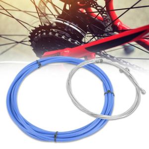 FREINAGE VÉLO Kit de câbles de frein de vélo VGEBY - Bleu - Rout