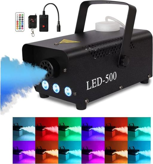 UNISOPH Nebler - Nébuliseur à ultrasons 24 V - Min I350 ml/H - Mini machine à fumée - Convient pour étangs, aquariums, jardins, citrouilles d'Halloween et pots de sorcière - Prise UE