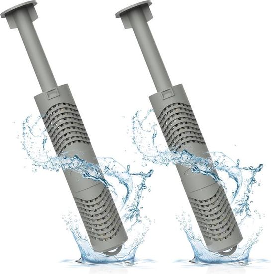 UYTWQS Purificateur Minéral, Bâtons Minéraux Pour Cartouche Filtrante De Jacuzzi, Spa, Piscine, étang à Poissons, Dure 4 Mois, Fonctionne Avec Tous Les Débits De Spa (bleu, 2 Pièces