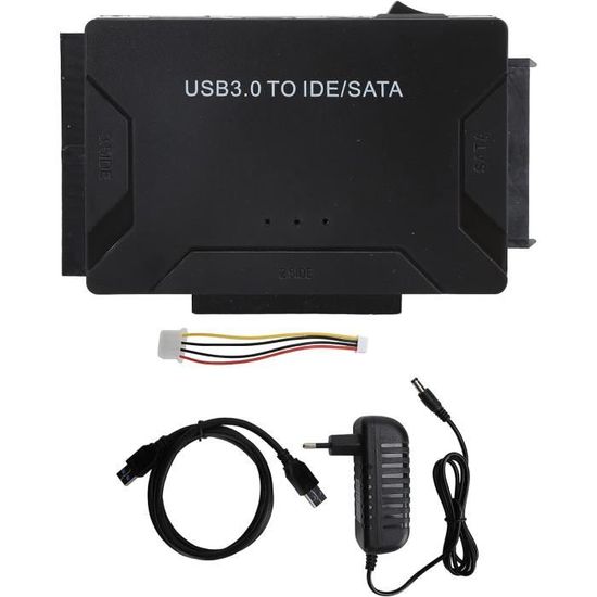 Adaptateur SATA/IDE Vers USB 3.0 Universel – Lecture Rapide HDD/SSD 2.5" & 3.5"