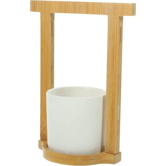 WANDGU Porte-Ustensiles De Cuisine En Céramique 13,4 X 9,8 Cm - Organisateur Élégant Pour Tiroirs Et Plans De Travail