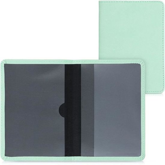 Étui Porte-papier auto Pochette Carte Grise Permis Cartes lavage en cuir