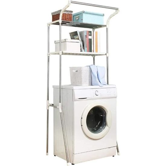LAN Étagère de rangement de 3 niveaux pour salle de bain sur les