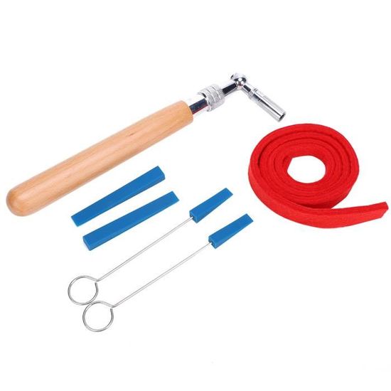 Kit 4 Sourdines Professionnel Lot De 4 Sourdines (baguettes Sourdines) En Feutre De Laine Pour Piano - Outil Professionnel D'accordage Et D'entretien Sourdines Feutre Piano
