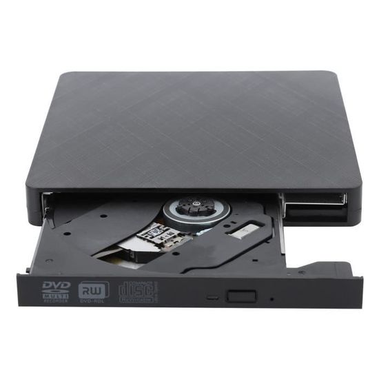 Lecteur de DVD/CD externe pour ordinateur fixe ou portable muni d