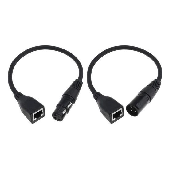 Lot De 2 Câbles De Conversion 3 Broches M8 Pour Vélo électrique – Femelle Vers Mâle, 132 Mm, étanches
