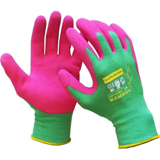 Pack De 3 Paires De Gants De Travail Tricotés Avec Revêtement Latex - Taille M, Couleurs Assorties