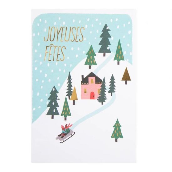 Lot De 6 Cartes Porte-Billets De Noël En Bois 10x10cm - Décorations Cadeaux Argent Avec Personnages Festifs