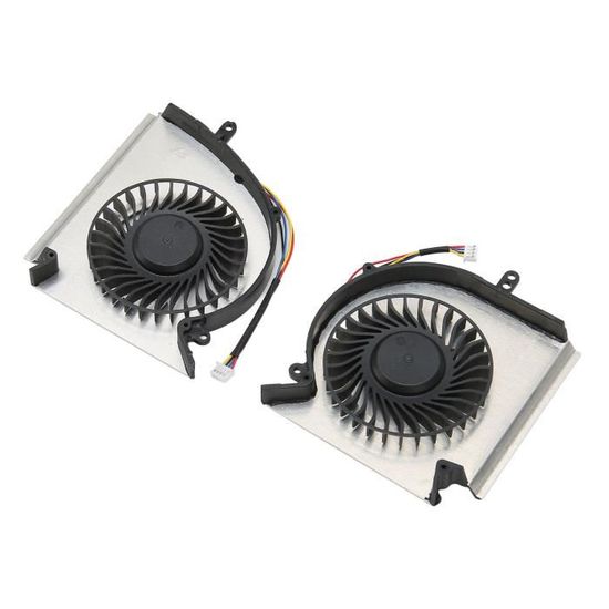 Ventilateur De Refroidissement CPU + GPU Pour MSI GP72 Leopard – Compatible Modèles 6RD, 7QF, 7REX, 7RDX, 7RD, 7RE, MS-1799 – 4 Broches - 3