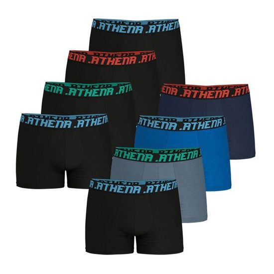 Athena LOT DE 3 MY PETITS PRIX - Boxers - noir marine gris/bleu