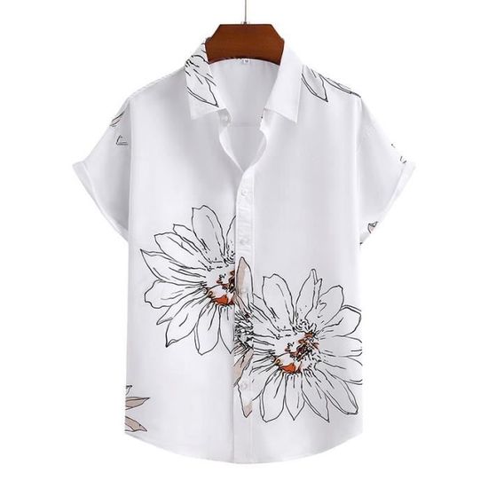 Chemise Tasso Elba Manches Courtes Homme - Taille XXL - Motif Rayures Multico - Jaipur