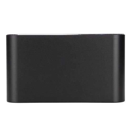 SSK Station D'Accueil Double Baie USB 3.0 Aluminium – Clone 1-Click, SATA 2.5/3.5'' Jusqu'à 20To X2, UASP Rapide !