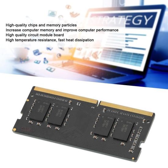 Barrette RAM DDR4 8Go 2666MHz PC4-21300 - Équivalente Hynix, Neuf, Garantie à Vie
