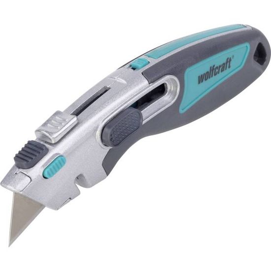 Wolfcraft 4305000 Cutter à lame détachable en métal 9 mm