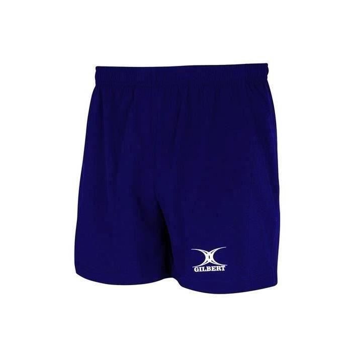 Short de rugby pour homme GILBERT Virtuo Match bleu marine