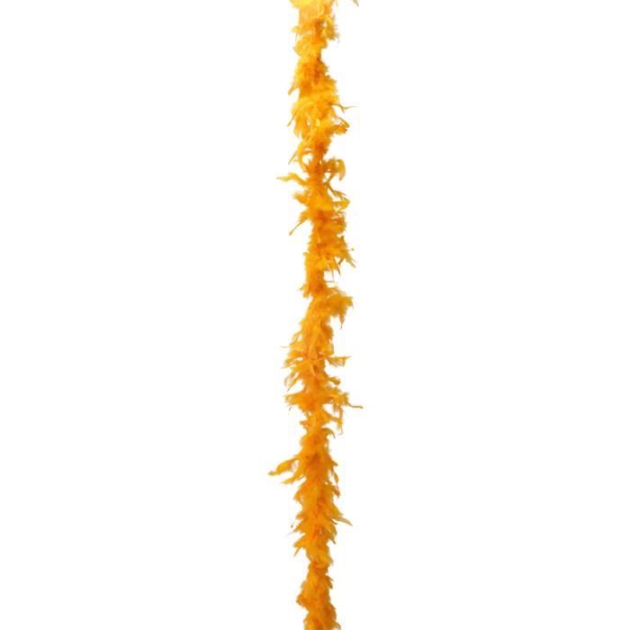Boa plumes 160 cm orange Taille Unique
