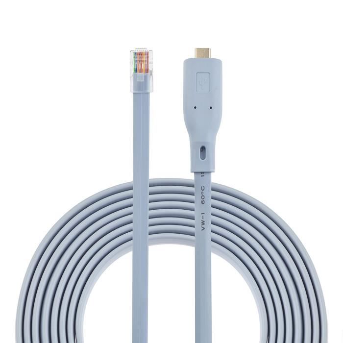 Cisco Console Cable New Type C USB to RJ45 - 1.8M (6 ft) FTDI Chip