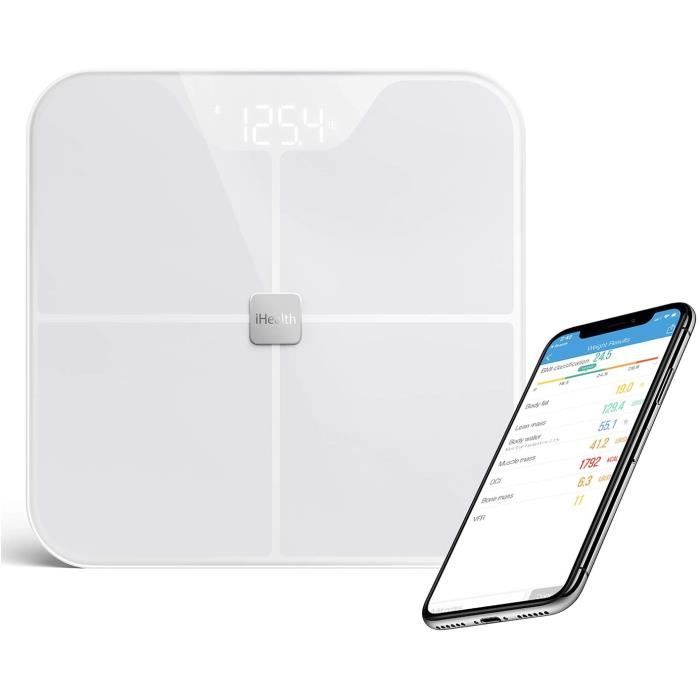 Impédancemètres iHealth Fit Balance Analyse Corporel Connectée 1 Unité 265271