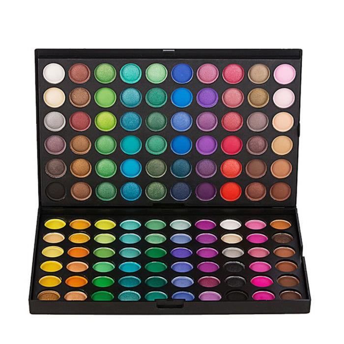 FARD A PAUPIERE - OMBRE A PAUPIERE 120 couleurs Ombre à paupières Maquillage Cosmetic Shimmer Matte Eyeshadow XIO200310005B_Ion