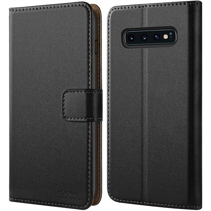Coque Samsung S10,Coque Galaxy S10, [Housse en Cuir PU Premium] [Pochette de Portefeuille]