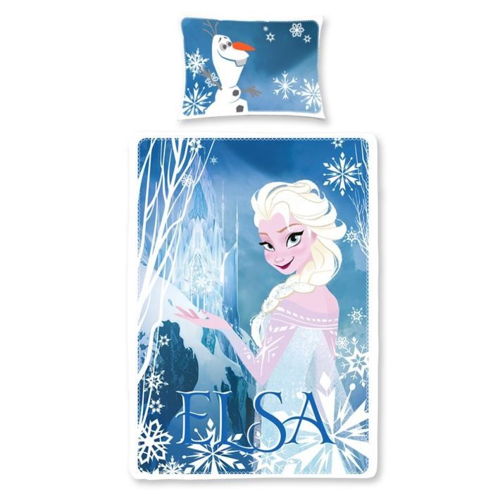Parure de Lit La Reine des Neiges Elsa