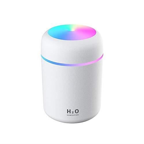 Mini humidificateur d'air USB diffuseur d'huile essentielle Mini Atomiseur de Voiture | Blanc