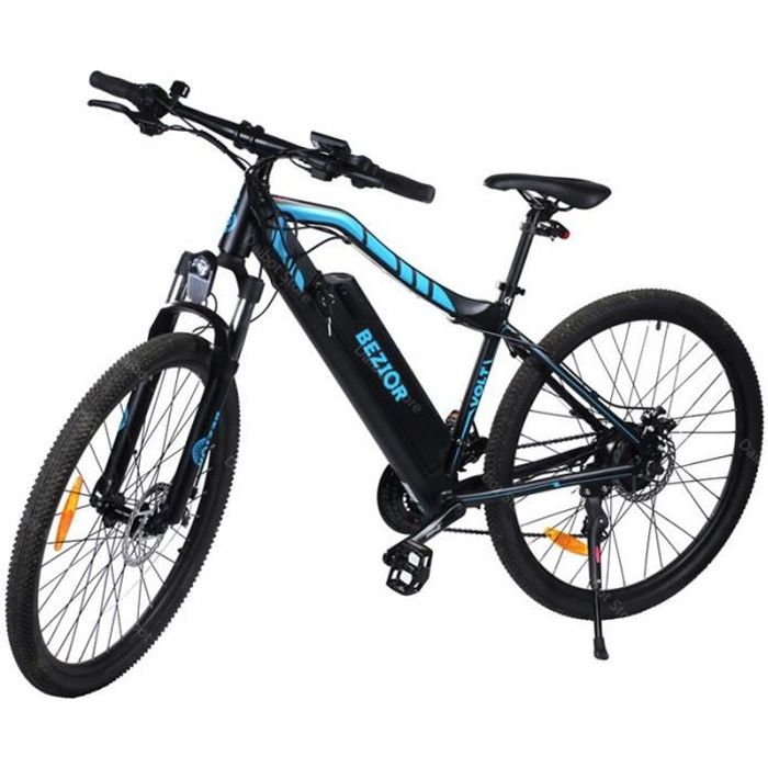BEZIOR M1 Vélo Électrique , Batterie 48 V 12,5 Ah, Moteur 250 W, pneu 27,5 Pouces, Aluminium, Shimano 7 Vitesses, Vitesse Max 25 km/