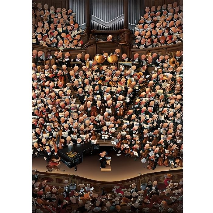 MERCIER Puzzle 2000 pièces Orchestra - 68,8 x 96,6 cm