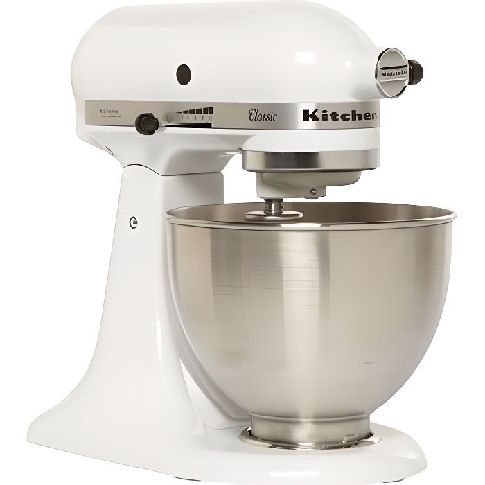 ROBOT MULTIFONCTIONS - KitchenAid 5KSM45 EWH blanc
