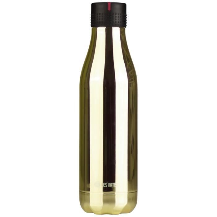 LES ARTISTES Bottle Up isotherme - 500 ml - Cristal Or