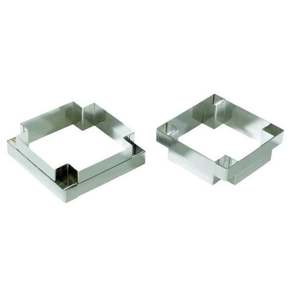 DECOUPOIR INOX CARRE A TARTE 7.5