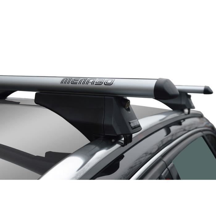 Barres de toit Aluminium pour Peugeot Rifter dès 09/2018 - avec Barres Longitudinales