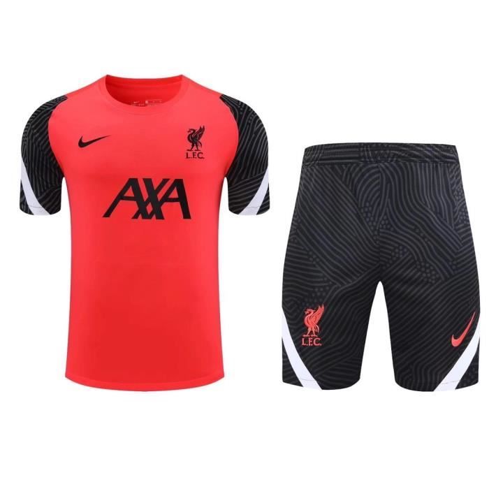 Maillot Liverpool Football Training Hauts + Short Adulte Kit 20/21.