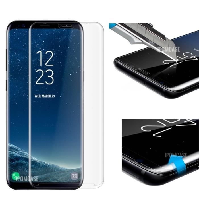 Vitre 3D Protection écran total Samsung Galaxy S8