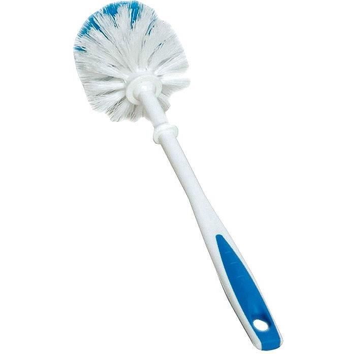 THOMAS - Brosse WC boule polypropylène ondulé ergotouch