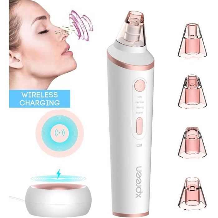 Aspirateur Point Noirs, Xpreen Extracteur de Point Noir avec chargement sans fils