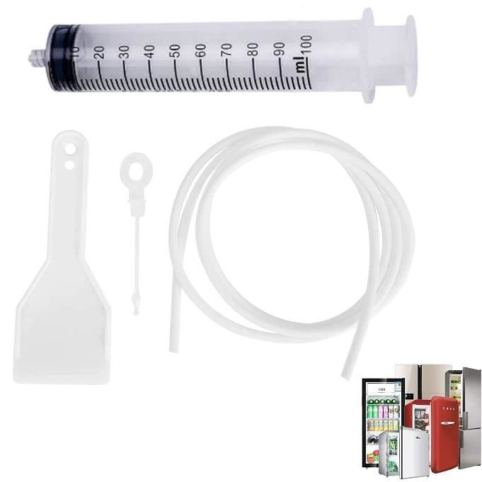 5pcs kit d'outils de nettoyage de trou de vidange de réfrigérateur, outil de dragage de réfrigérateur, nettoyage de réfrigérateur