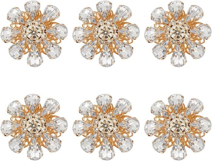 NBEADS 4 Pièces. 2 Styles De Couverture De Boutons En Strass