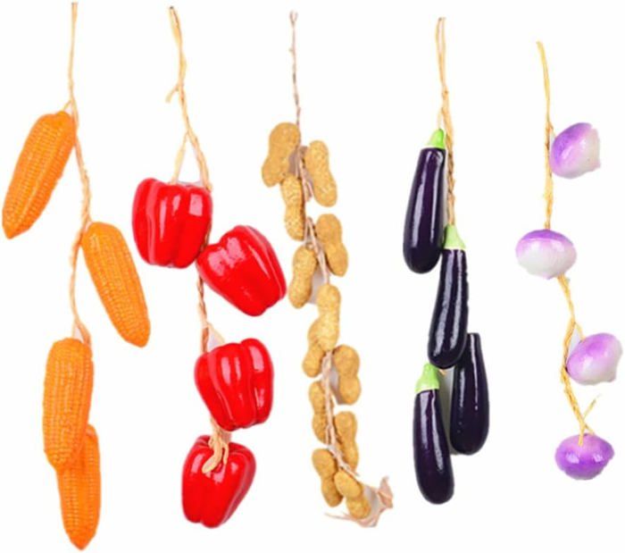 Légumes Artificiels Réalistes En Plastique - Kit De 7 Modèles Décoratifs - Pour Décoration Cuisine, éducation Ou Accessoire Photo - Taille Mini