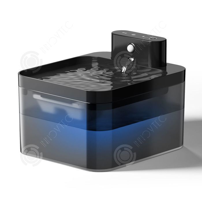 Comparer les prix de INN Fontaine à Eau pour Chat 2,2L avec Super Silencieuse Fontaine Eau Chat Detecteur de Mouvement Et 2600 mAh Rechargeable Batterie