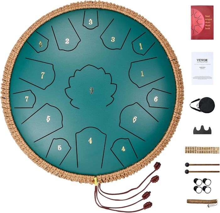 Set D'éveil Musical 8 En 1 Pour Enfants - Xylophone, Tambourin, Maracas, Flûte Et Plus - Jouet En Bois Montessori Pour Bébés 1 2 3 Ans